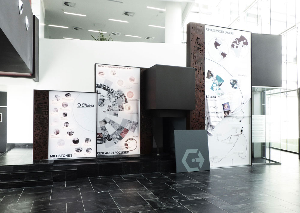 allestimento Chiesi Group